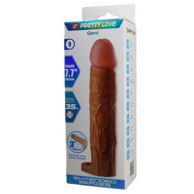 Gerd Gerçek Hissiyatlı Uzatıcı Penis Kılıfı Brown