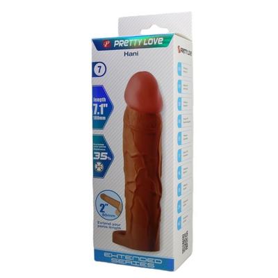 Hani Gerçek Hissiyatlı Uzatıcı Penis Kılıfı Brown
