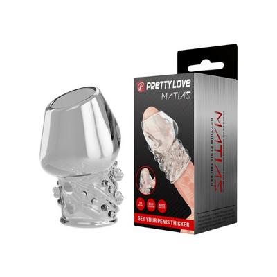 Matlas Boşalmayı Geciktirici ve Performans Artırıcı Penis Kılıfı Beyaz