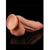 10 İnç Dual layered Platinum Silicone Cock - Flesh