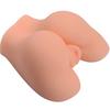2 İşlevli 3D Realistik Kalça Suni Vajina Anüs - Small Red Plum