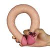 36,5 cm Çift Taraflı Realistik Dildo Anal Vajinal Penis