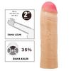 5 cm Dolgulu Premium Ten Rengi Silikon Penis Kılıfı