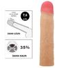 7,6 cm Dolgulu Premium Ten Rengi Silikon Penis Kılıfı - Kylian