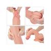 8.5 İnç Dual layered Platinum Silicone Cock Ten Dildo