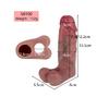 Dolgulu Testis Geçmeli Penis Kılıfı Model no S8100