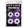 Get Lock Tırtıklı Penis Halka Seti