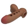 Hava Yastıklı Premium Melez Rengi Silikon Penis Kılıfı - Tyronn