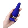 Slassic Anal Plug Boyut L Mavi, 13 cm